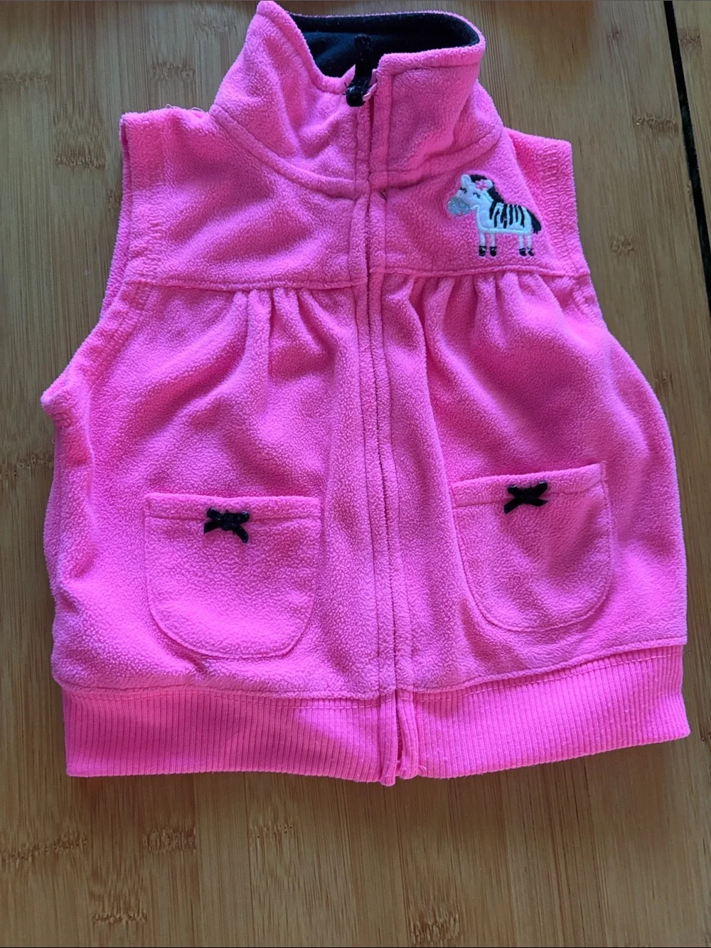 9 Month Fall Baby Girl's Pink Fleece Jackets & Tops Bundle